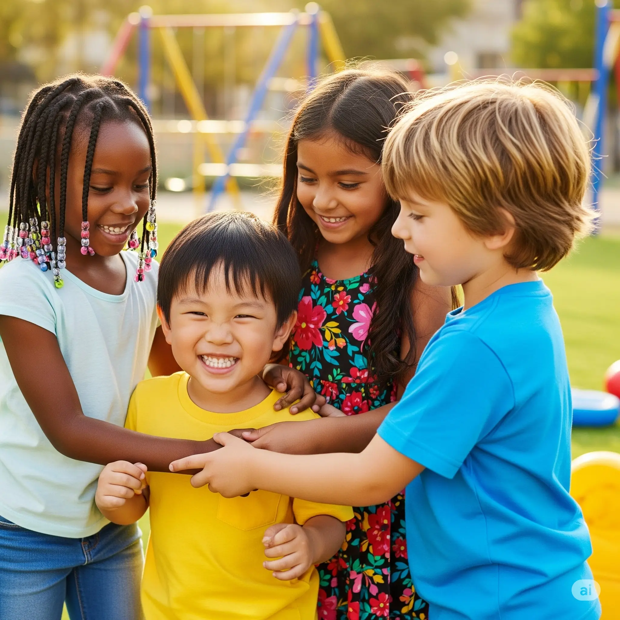 Group of children playing