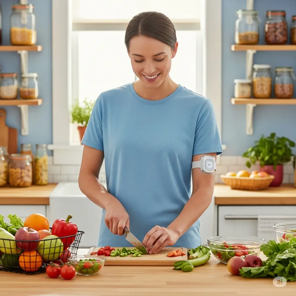 Lady in the kitchen